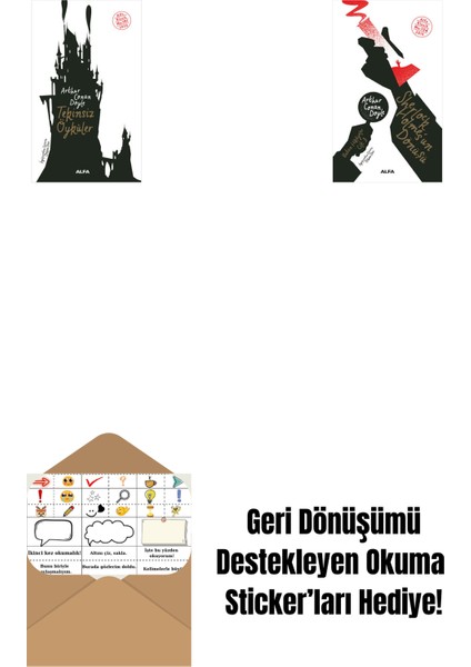 Tekinsiz Öyküler + Sherlock Holmes'un Dönüşü + Okuma Sticker'ları