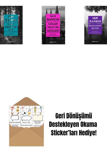 Vahşi Köpekler Bile + Gölge Incil'in Azizleri + Başkasının Mezarı + Okuma Sticker'ları