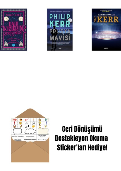 Dahi Ikizlerin Serüvenleri - Cengiz Han’ın Mezar Soyguncuları + Prusya Mavisi + Sahte Dokuz + Okuma Sticker'ları