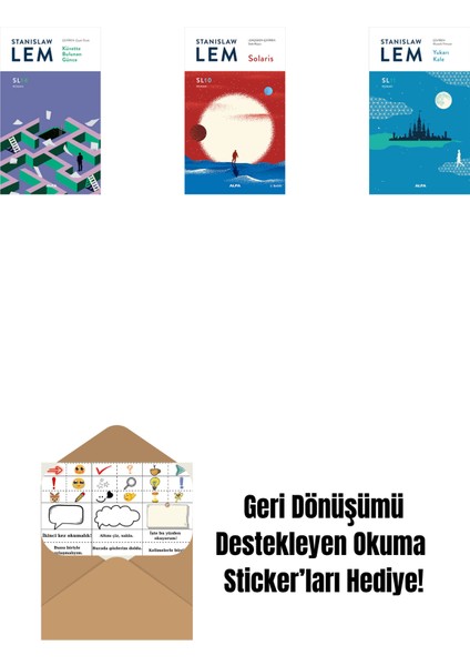 Küvette Bulunan Günce (SL14) + Solaris (SL10) + Yukarı Kale (SL11) + Okuma Sticker'ları