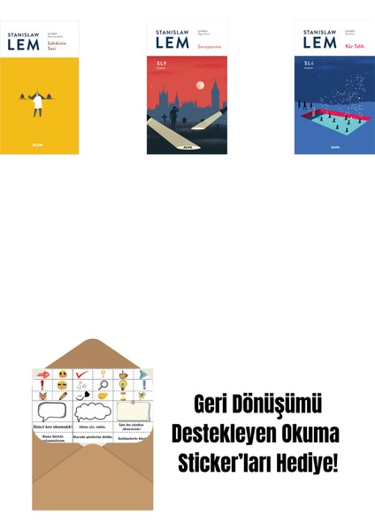 Sahibinin Sesi + Soruşturma (Sl9) + Kör Talih (Sl6) + Okuma Sticker'ları