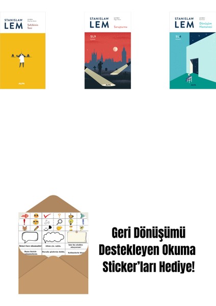 Sahibinin Sesi + Soruşturma (Sl9) + Dönüşüm Hastanesi (Sl4) + Okuma Sticker'ları