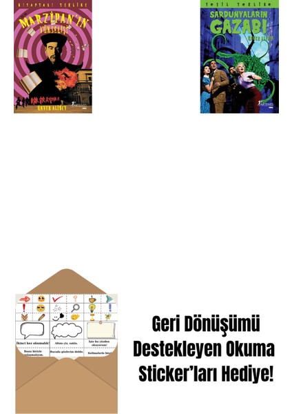 Marzipan'ın Yükselişi + Sardunyaların Gazabı + Okuma Sticker'ları