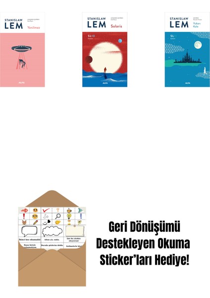 Yenilmez + Solaris - SL10 (Ciltli) + Yukarı Kale (SL11) + Okuma Sticker'ları