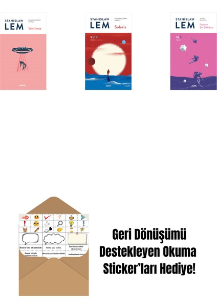 Yenilmez + Solaris (SL10) + Insanın Bir Dakikası (Sl5) + Okuma Sticker'ları