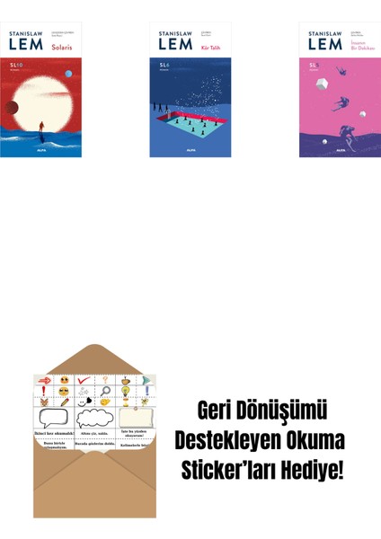 Solaris - SL10 (Ciltli) + Kör Talih (Sl6) + Insanın Bir Dakikası (Sl5) + Okuma Sticker'ları