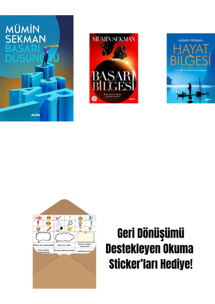 Başarı Düşünürü + Başarı Bilgesi + Hayat Bilgesi 2 + Okuma Sticker'ları