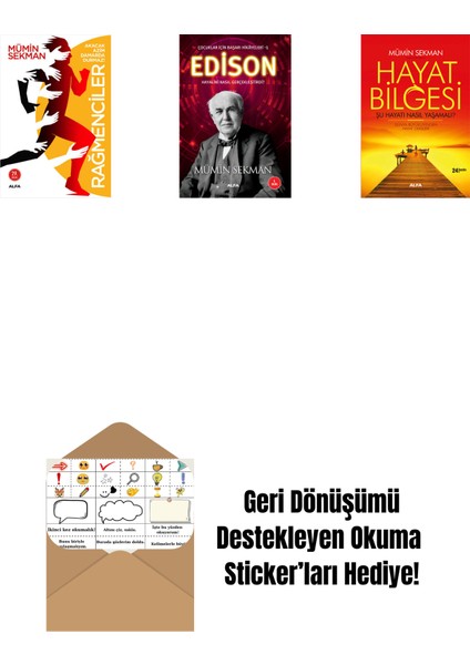 Rağmenciler - Akacak Azim Damarda Durmaz! + Edison + Hayat Bilgesi + Okuma Sticker'ları