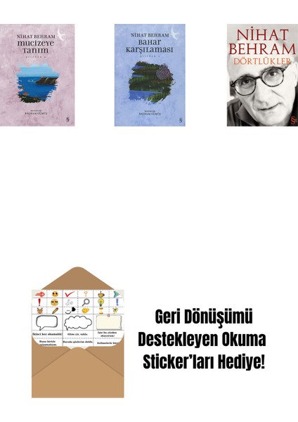 Mucizeye Tanım + Bahar Karşılaması + Dörtlükler + Okuma Sticker'ları