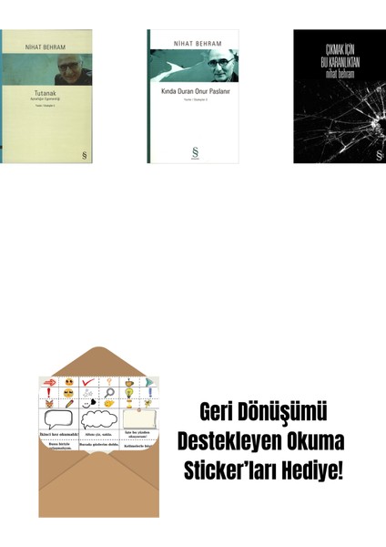 Tutanak + Kında Duran Onur Paslanır + Çıkmak Için Bu Karanlıktan + Okuma Sticker'ları