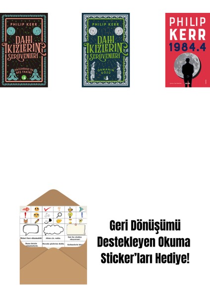 Dahi Ikizlerin Serüvenleri - Faizabad'ın Beş Fakiri + Dahi Ikizlerin Serüvenleri - Ormanın Gözü + 1984.4 + Okuma Sticker'ları
