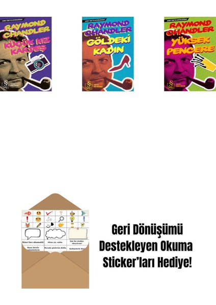 Küçük Kız Kardeş + Göldeki Kadın (Cep Boy) + Yüksek Pencere (Cep Boy) + Okuma Sticker'ları