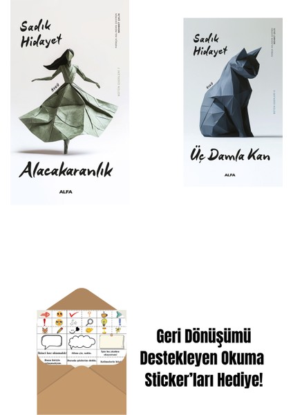 Alacakaranlık + Üç Damla Kan + Okuma Sticker'ları