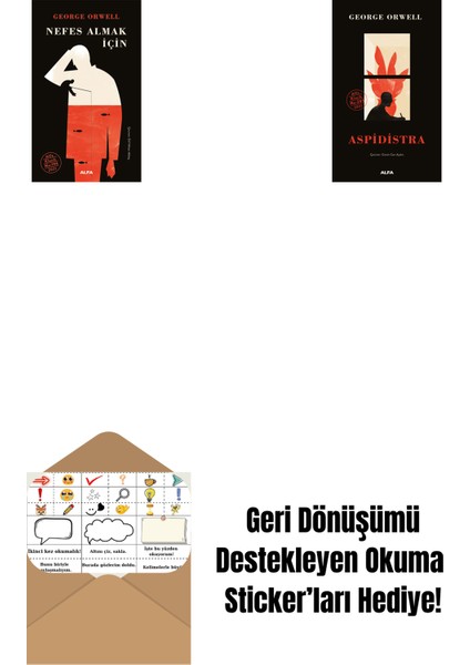 Nefes Almak Için (Ciltli) + Aspidistra + Okuma Sticker'ları