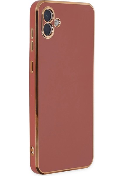 Newface Samsung Galaxy A04 Kılıf Volet Silikon - Kırmızı