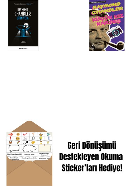 Uzun Veda + Küçük Kız Kardeş + Okuma Sticker'ları