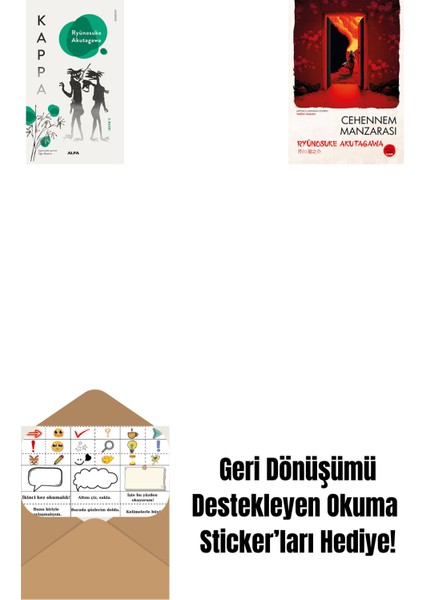 Raşōmon ve Diğer Öyküler + Cehennem Manzarası + Okuma Sticker'ları