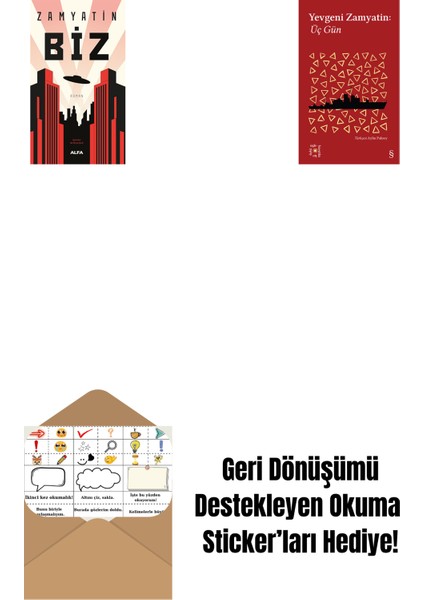Biz + Everest Açıkhava 25 - Üç Gün + Okuma Sticker'ları