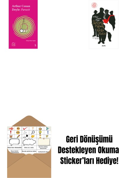 Everest Açıkhava 37 - Parazit + Sherlock Holmes - Korku Vadisi + Okuma Sticker'ları