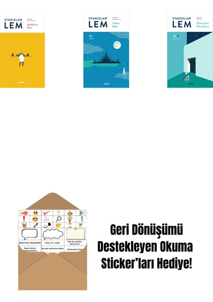 Sahibinin Sesi + Yukarı Kale (SL11) + Dönüşüm Hastanesi (Sl4) + Okuma Sticker'ları