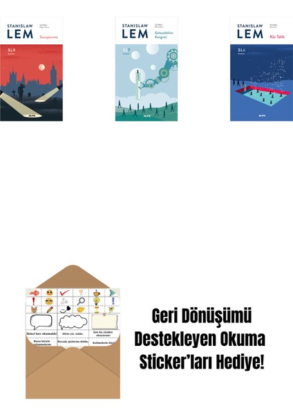 Soruşturma (Sl9) + Gelecekbilim Kongresi (Sl7) + Kör Talih (Sl6) + Okuma Sticker'ları