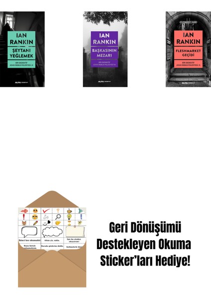 Şeytanı Yeğlemek + Başkasının Mezarı + Fleshmarket Geçidi + Okuma Sticker'ları