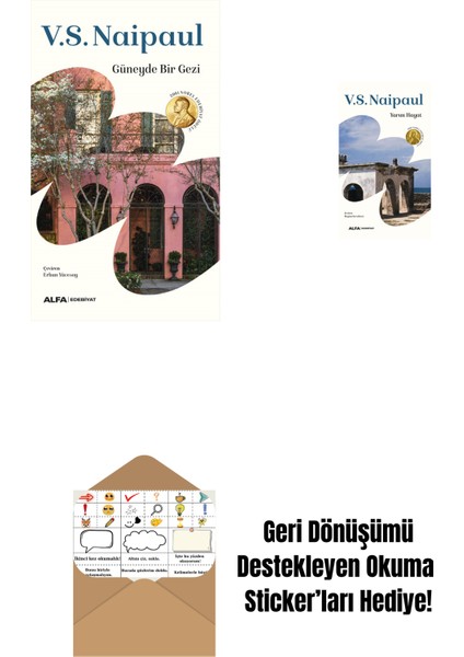 Güneyde Bir Gezi + Yarım Hayat + Okuma Sticker'ları