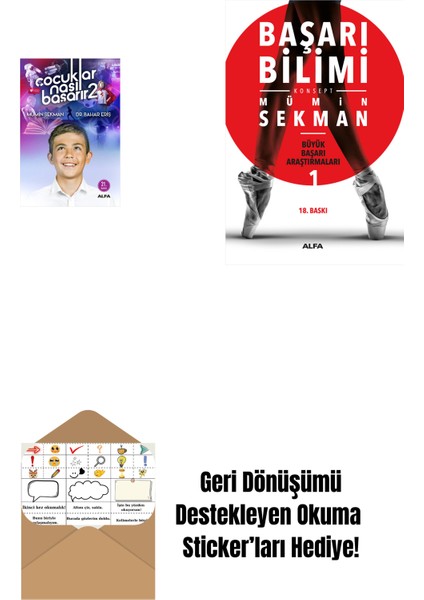 Çocuklar Nasıl Başarır 2 + Başarı Bilimi + Okuma Sticker'ları