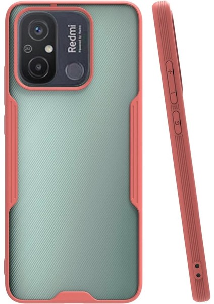 Newface Xiaomi Redmi 12C Kılıf Platin Silikon - Pembe