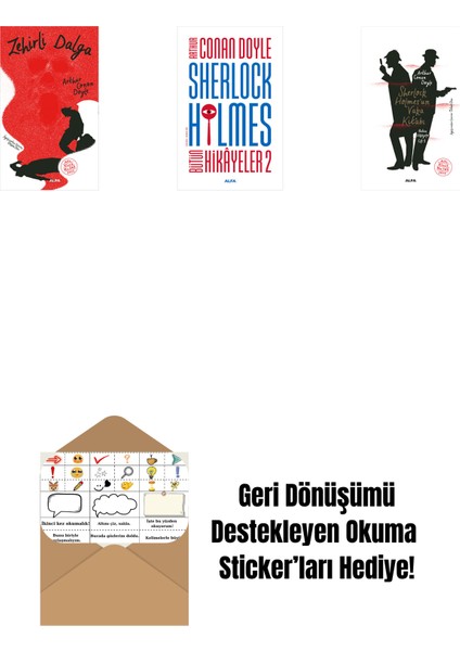 Zehirli Dalga + Sherlock Holmes - Bütün Hikayeler 2 + Sherlock Holmes’un Vaka Kitabı + Okuma Sticker'ları