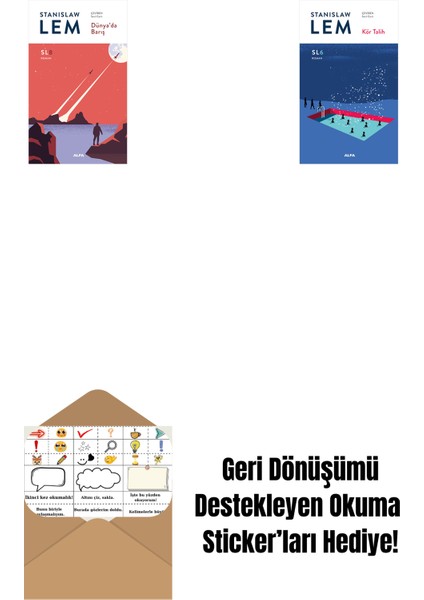 Dünya’da Barış (Sl8) + Kör Talih (Sl6) + Okuma Sticker'ları