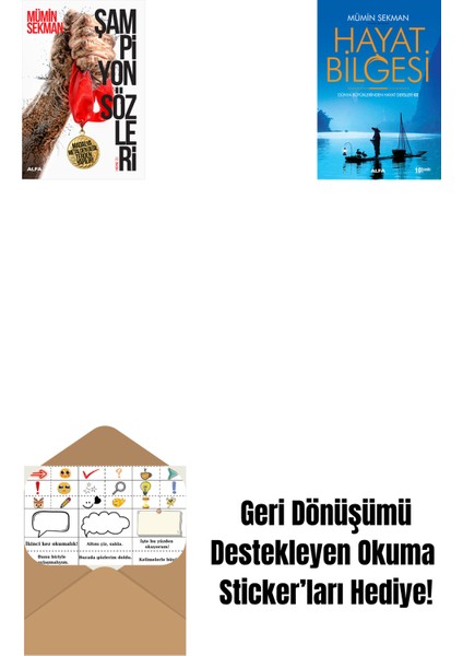 Şampiyon Sözleri + Hayat Bilgesi 2 + Okuma Sticker'ları