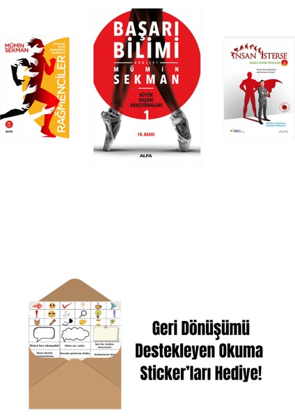 Rağmenciler - Akacak Azim Damarda Durmaz! + Başarı Bilimi + Insan Isterse - Azmin Zaferi Öyküleri 5 + Okuma Sticker'ları