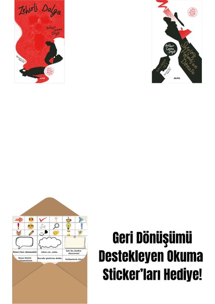 Zehirli Dalga + Sherlock Holmes'un Dönüşü + Okuma Sticker'ları