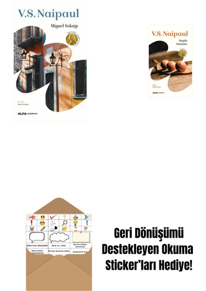 Miguel Sokağı + Büyülü Tohumlar + Okuma Sticker'ları