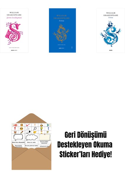 Şirret Evcilleşmesi + Fırtına (Ciltli) + Bir Yazdönümü Gecesi Rüyası + Okuma Sticker'ları