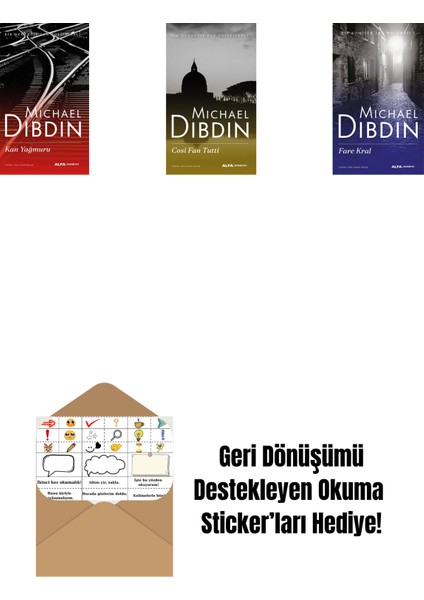 Kan Yağmuru + Cosi Fan Tutti + Fare Kral + Okuma Sticker'ları