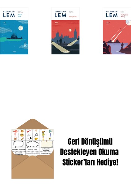 Yukarı Kale (SL11) + Soruşturma (Sl9) + Dünya’da Barış (Sl8) + Okuma Sticker'ları
