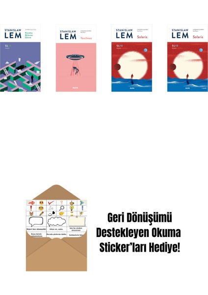 Stanislaw Lem 4 Kitap Set + Okuma Sticker'ları