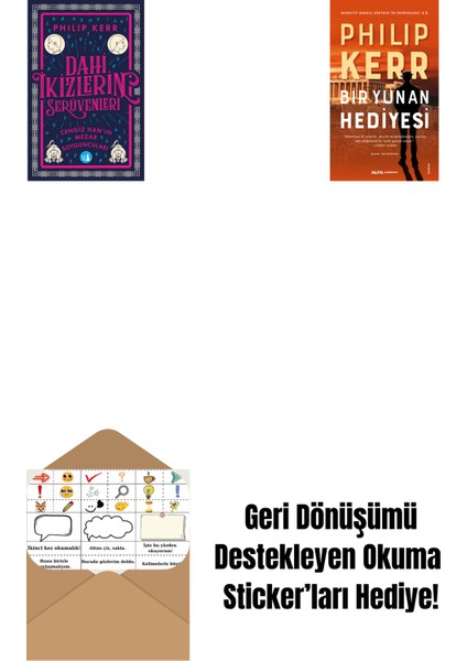 Dahi Ikizlerin Serüvenleri - Cengiz Han’ın Mezar Soyguncuları + Bir Yunan Hediyesi + Okuma Sticker'ları