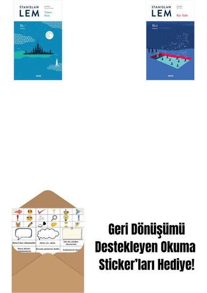 Yukarı Kale (SL11) + Kör Talih (Sl6) + Okuma Sticker'ları
