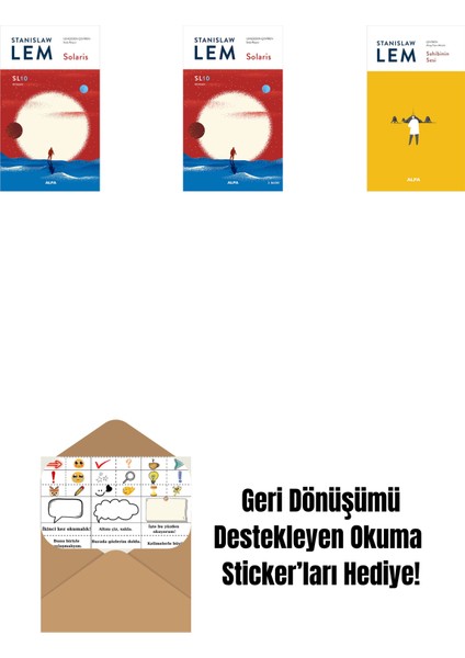 Solaris - SL10 (Ciltli) + Solaris (SL10) + Sahibinin Sesi + Okuma Sticker'ları
