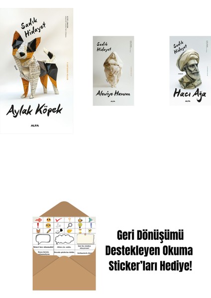 Aylak Köpek + Aleviye Hanım + Hacı Ağa + Okuma Sticker'ları
