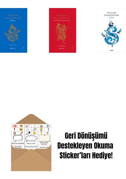 Fırtına (Ciltli) + Bir Yazdönümü Gecesi Rüyası (Ciltli) + Fırtına + Okuma Sticker'ları