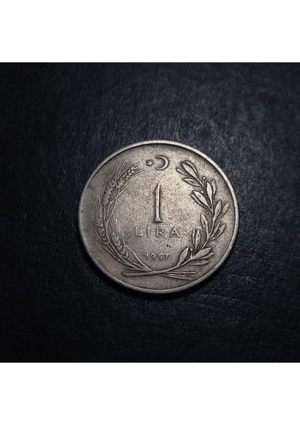 399636860AAD3682DD 1957 Menderes 1lira Haliye Eski Madeni Para fırsatları