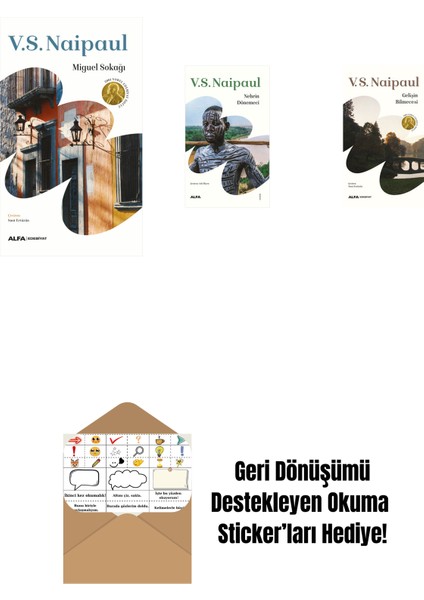 Miguel Sokağı + Nehrin Dönemeci + Gelişin Bilmecesi + Okuma Sticker'ları