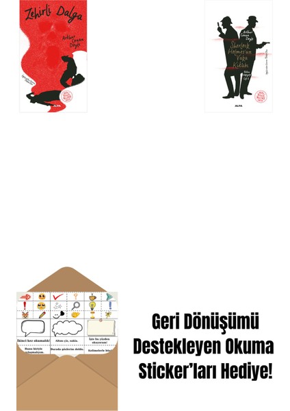 Zehirli Dalga + Sherlock Holmes’un Vaka Kitabı + Okuma Sticker'ları
