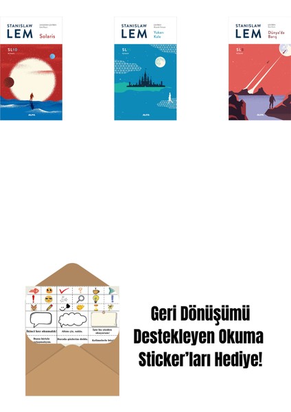 Solaris - SL10 (Ciltli) + Yukarı Kale (SL11) + Dünya’da Barış (Sl8) + Okuma Sticker'ları