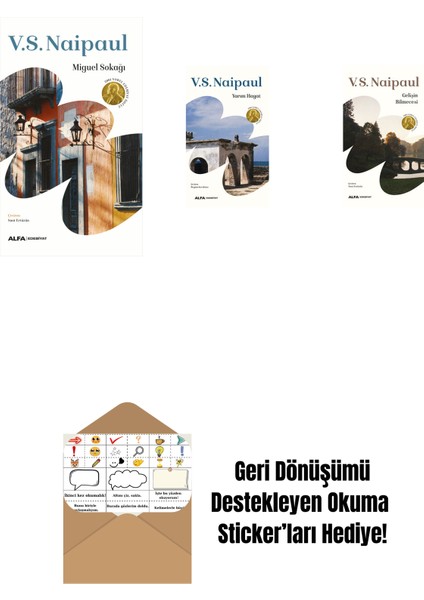 Miguel Sokağı + Yarım Hayat + Gelişin Bilmecesi + Okuma Sticker'ları