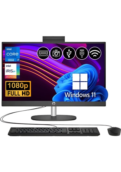 Proone 240 I7-1355U 32GB 2tb M.2 SSD B6JC8ES ATL47 23.8" Windows 11 Pro All In One Bilgisayar